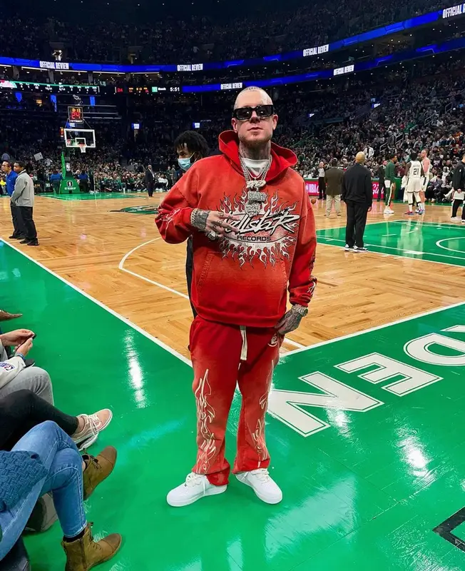 Millyz outfit in Hellstar, Nike, and Prada, 2022