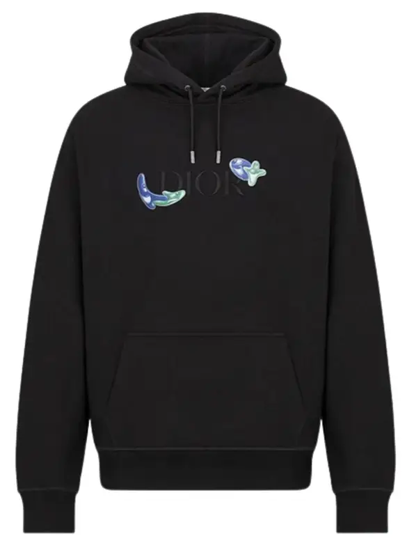 Dior Logo Black Hoodie $1295