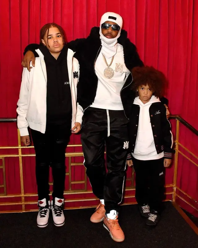 Fabolous outfit in Amiri, Jordan, and Vintage Frames Company , 2022