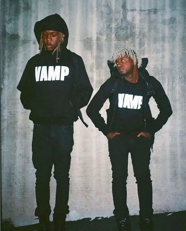 Ken Carson outfit in Playboi Carti Merch, 2022