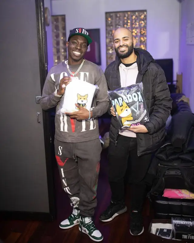 Bobby Shmurda outfit in Nike, Vlone, and Saint Michael, 2022