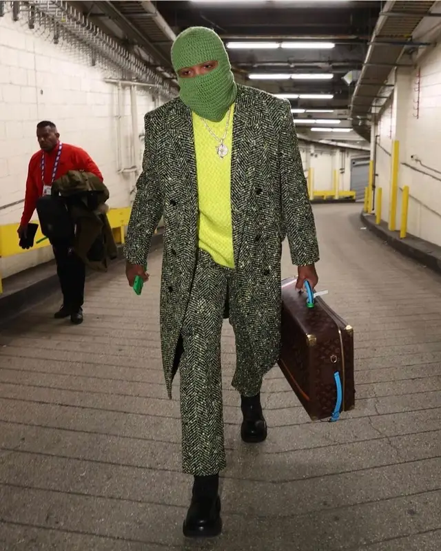 PJ Tucker outfit in Bottega Veneta, 2022