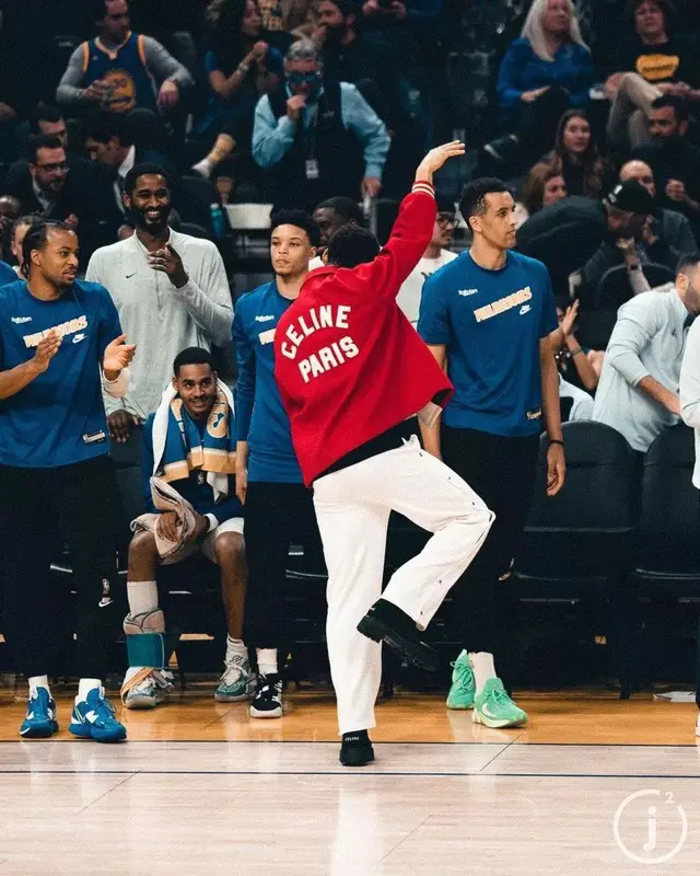 Stephen Curry outfit in Celine, 2022