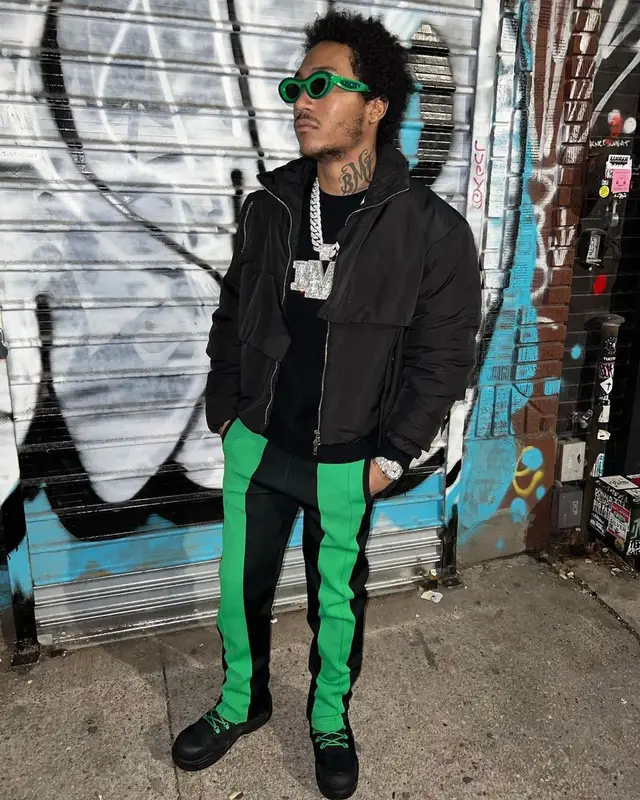 Lil Meech outfit in Who Decides War and Bottega Veneta, 2022