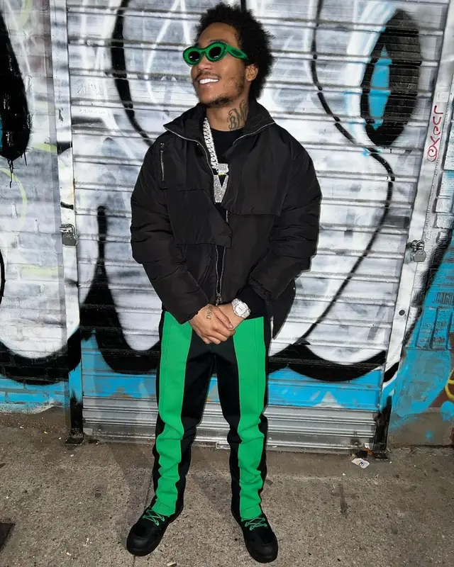 Lil Meech outfit in Who Decides War and Bottega Veneta, 2022
