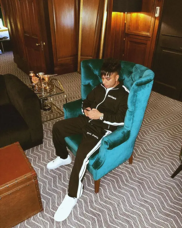 Gurinder Gill outfit in Palm Angels and Nike, 2022