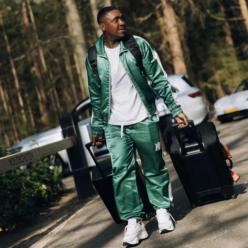 Steven Bergwijn outfit in Amiri and Dior, 2022