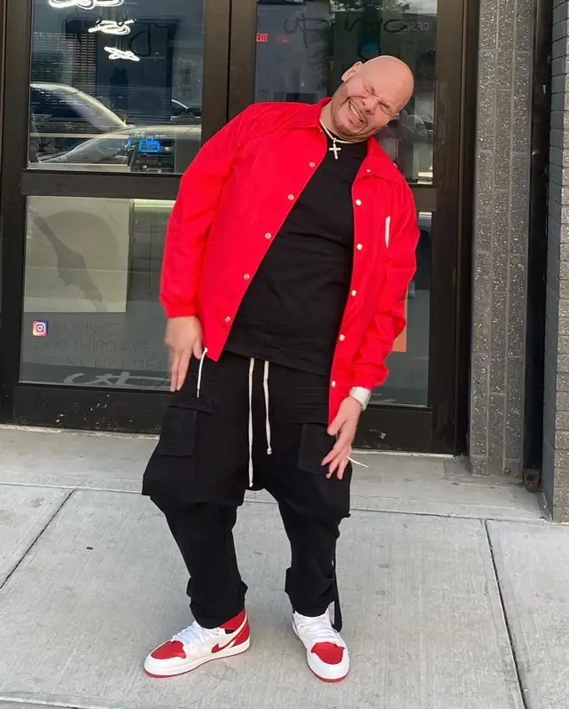 Fat Joe outfit in Celine, Rick Owens, and Nike, 2022