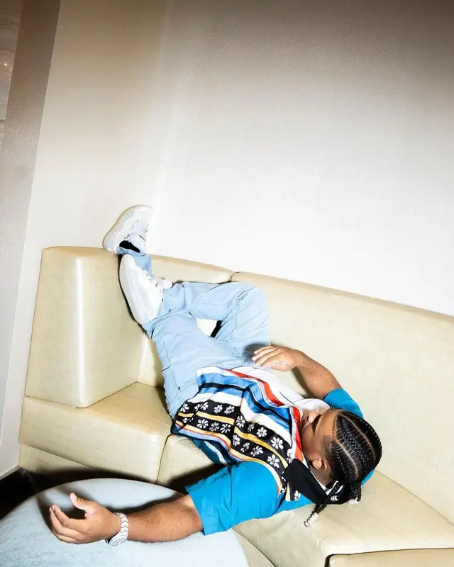 Fanum outfit in Balenciaga and Louis Vuitton, 2022