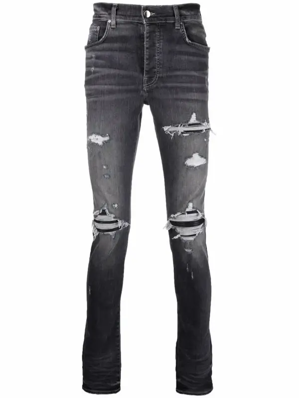 Amiri Mx1 Distressed-Effect Skinny Jeans $1414