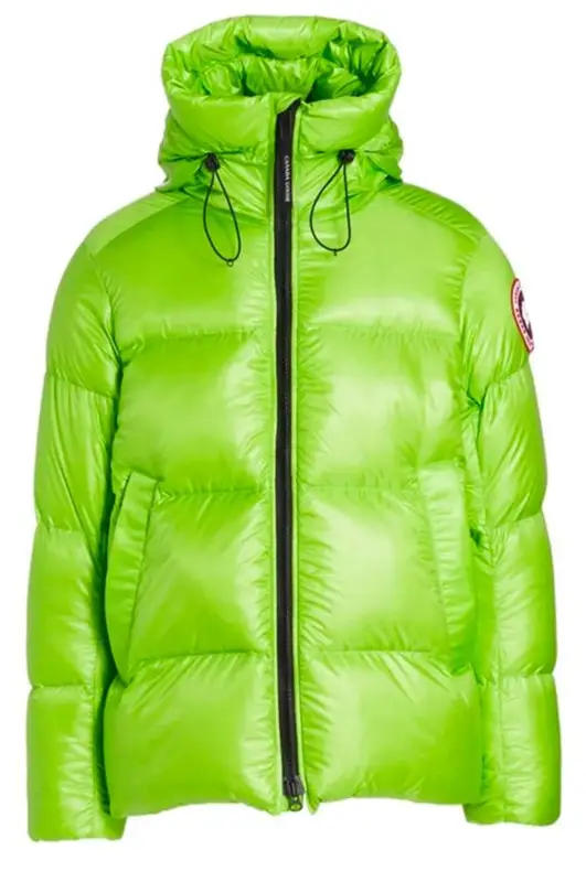 Canada Goose Crofton Green Aste Hooded Puffer Jacket $995