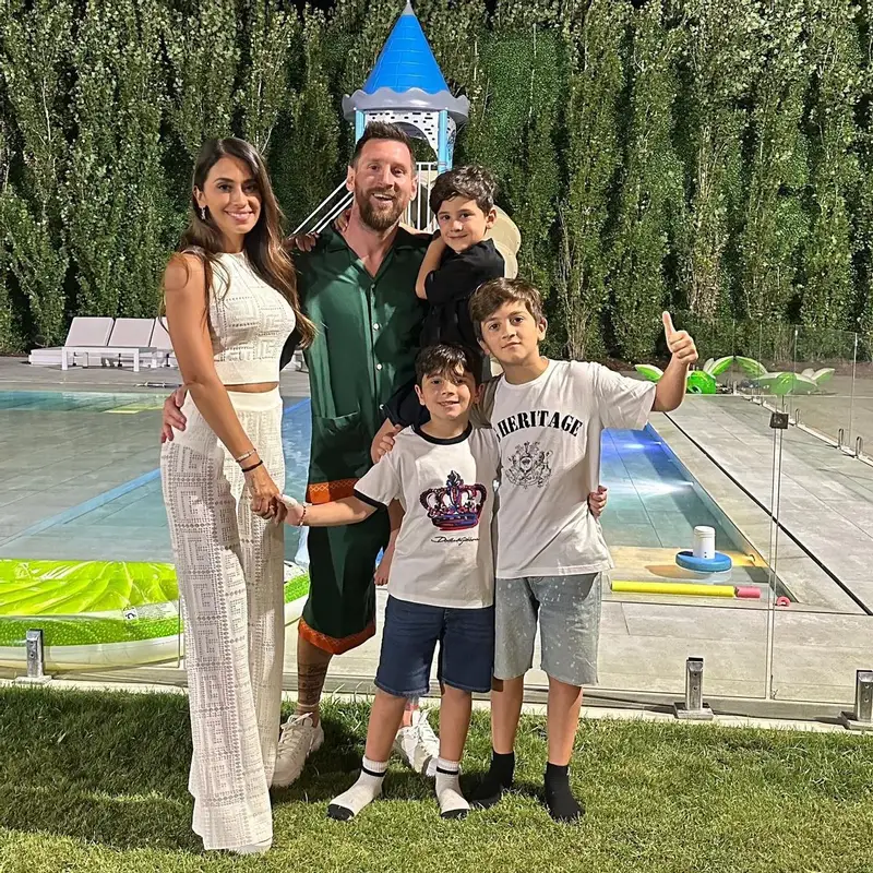 Lionel Messi outfit in Gucci and Dolce & Gabbana, 2023