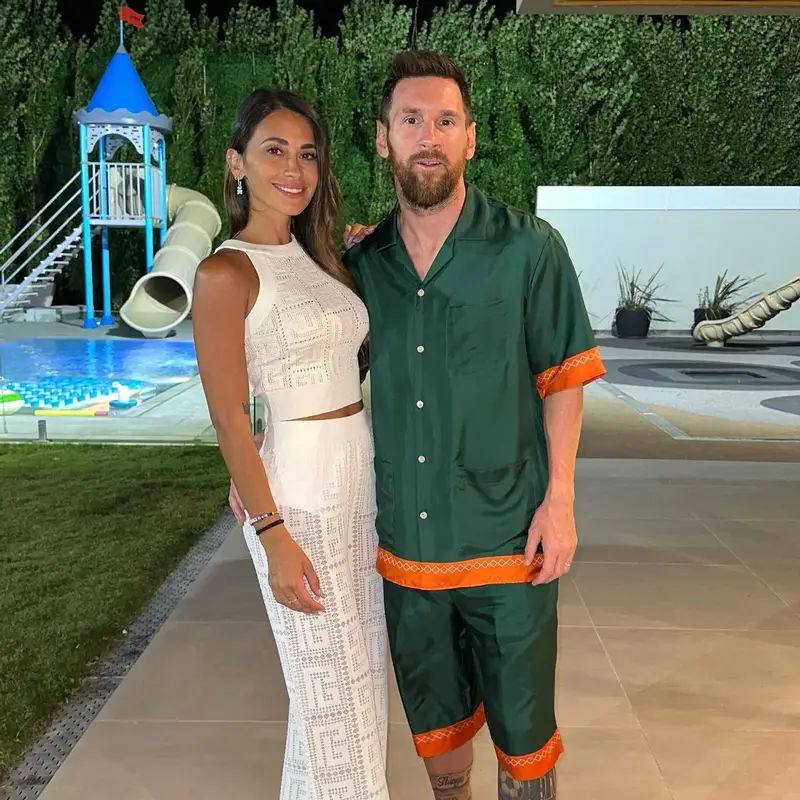 Lionel Messi outfit in Gucci and Dolce & Gabbana, 2023