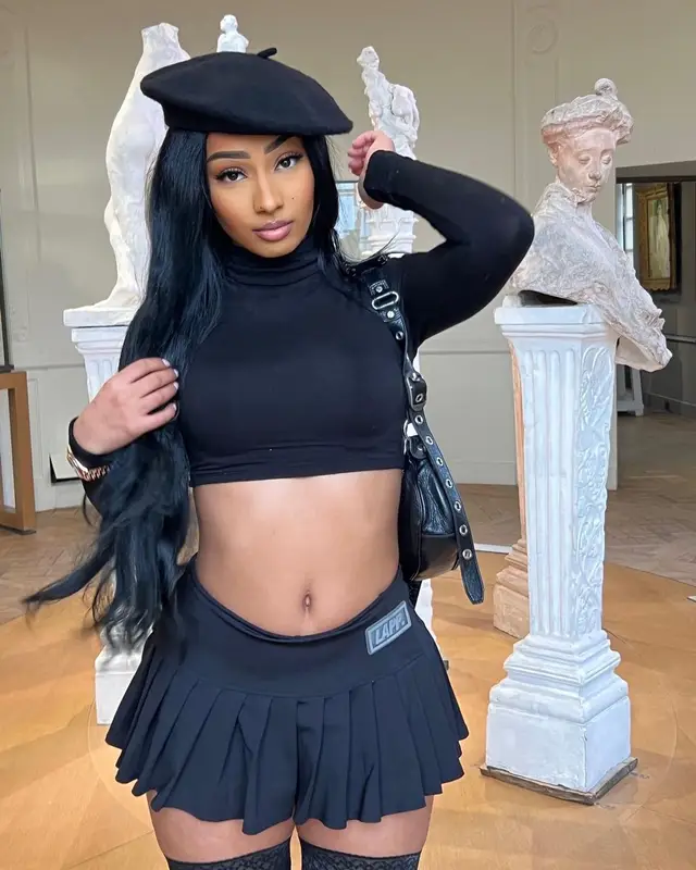 Rubi Rose outfit in Lapp, Bottega Veneta, and Balenciaga, 2023