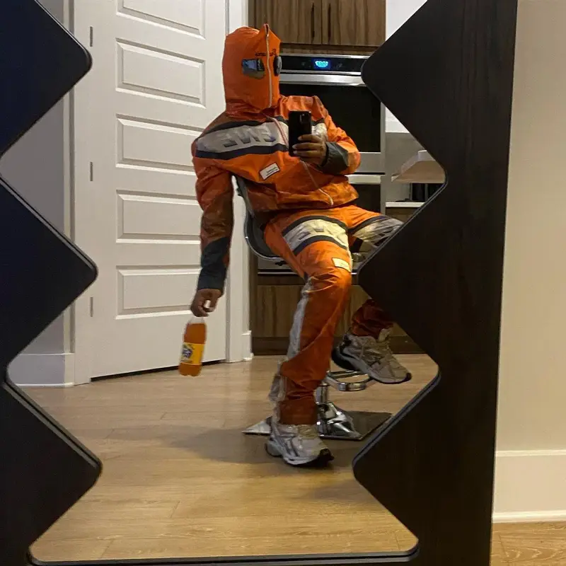 Rylo Rodriguez outfit in EugeneD2R and Balenciaga, 2023