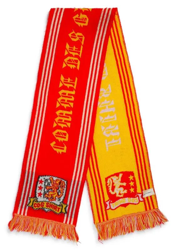 Comme Des Garcons Shirt Football Red / Yellow Scarf | WHAT'S ON