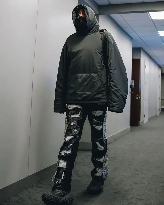 James Harden outfit in Balenciaga and Who Decides War, 2023
