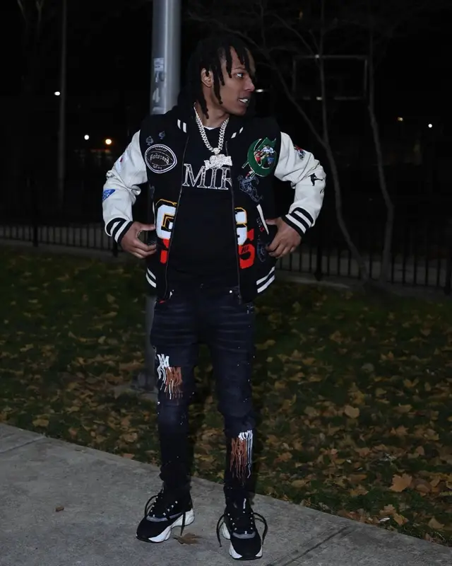 B Lovee outfit in Godspeed, Amiri, and Dior, 2023