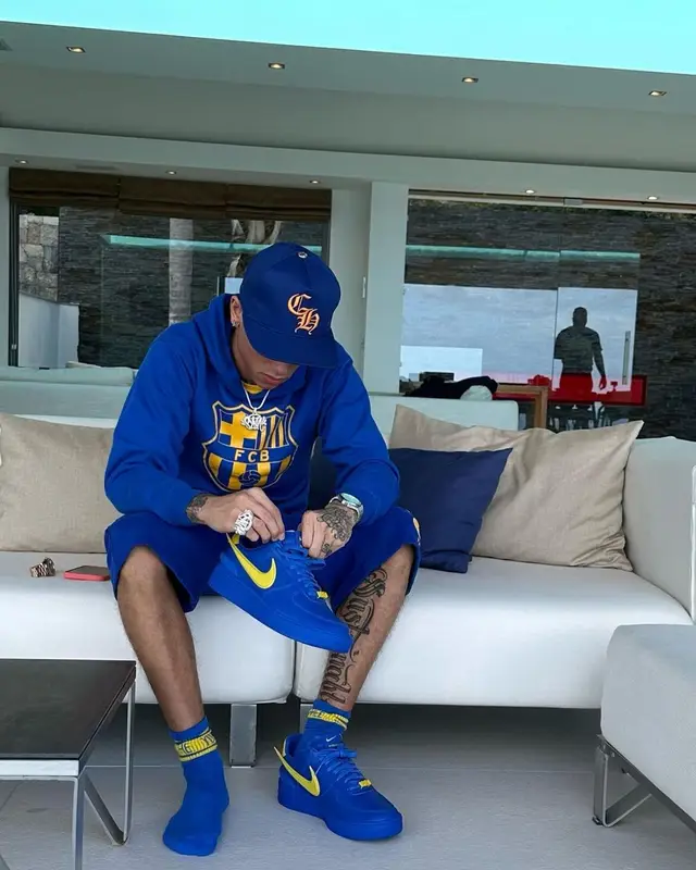 Central Cee outfit in Nike and Ambush, 2023