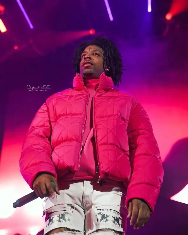 21 Savage outfit in Dior, coucou bebe75018, and ERL, 2023