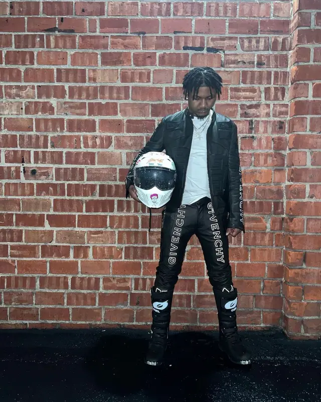 Homixide Beno! outfit in Givenchy, Chrome Hearts, and Matty Boy, 2023