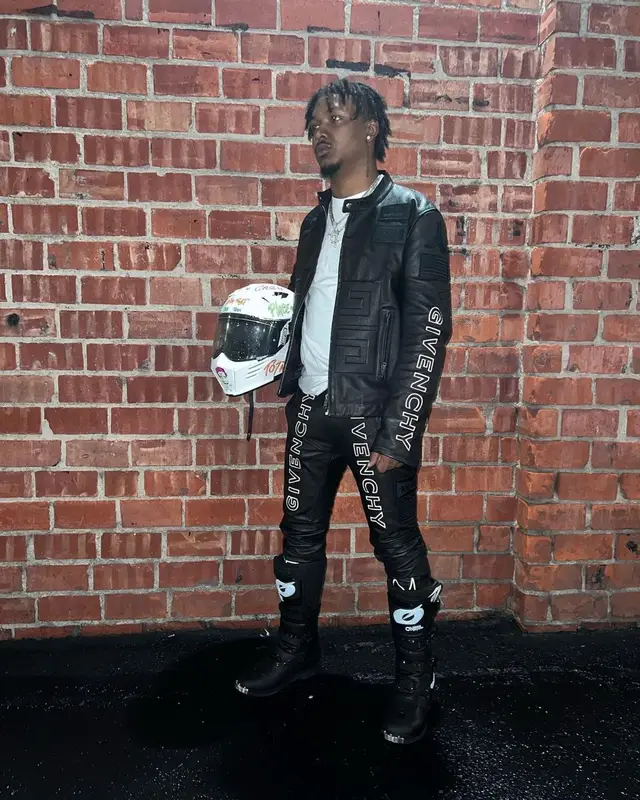 Homixide Beno! outfit in Givenchy, Chrome Hearts, and Matty Boy, 2023