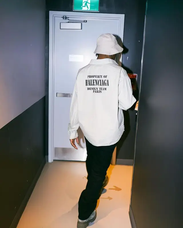 Homixide Beno! outfit in Balenciaga, 2022