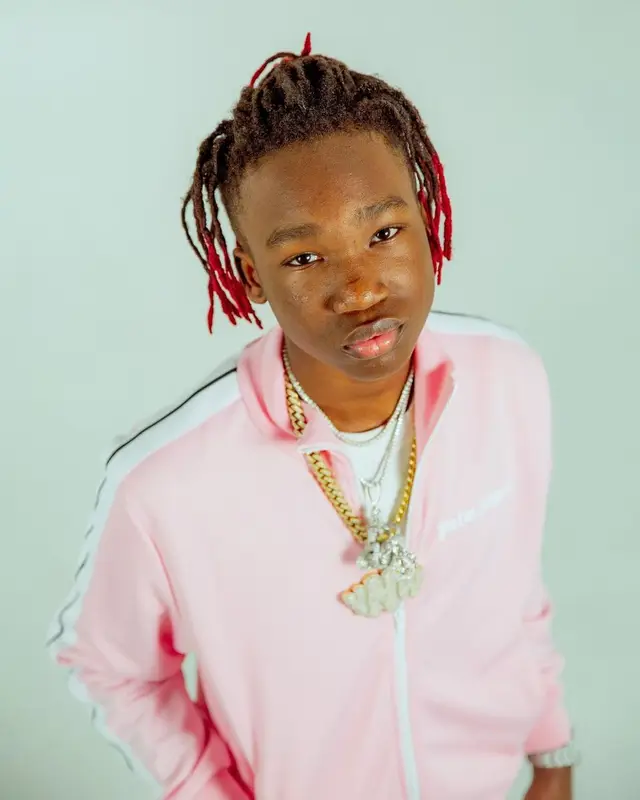 YNW BSlime outfit in Palm Angels and Balenciaga, 2022