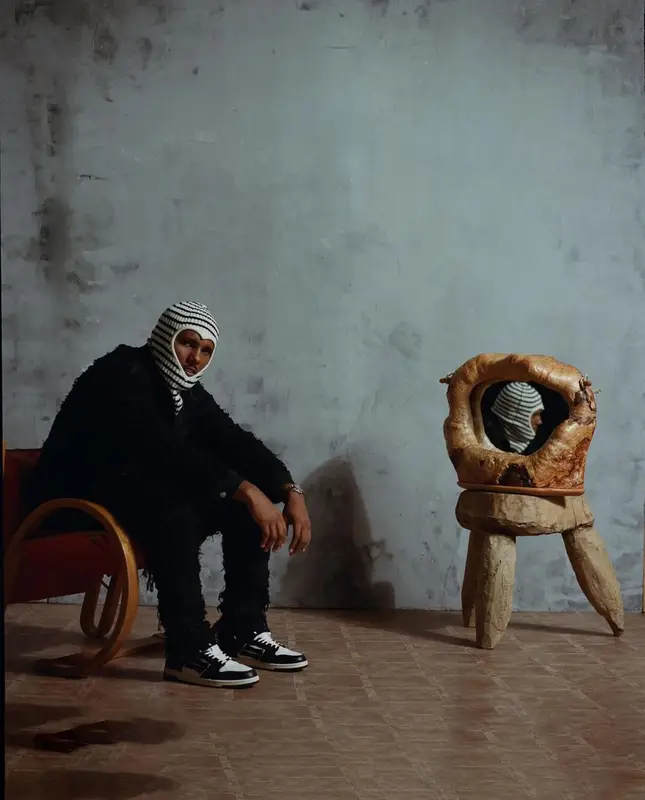 M1llionz outfit in 1017 Alyx 9SM, Alyx, and Loewe, 2022