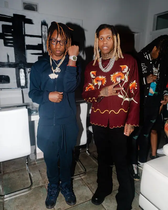 YNW BSlime outfit in Polo Ralph Lauren and Lanvin, 2023