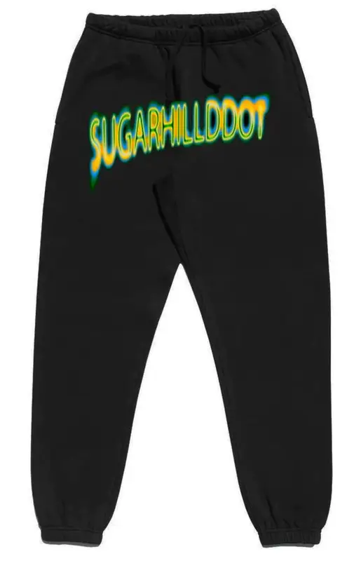 SugarHill Ddot Merch “Heavy” Merch Black Sweatpants $45