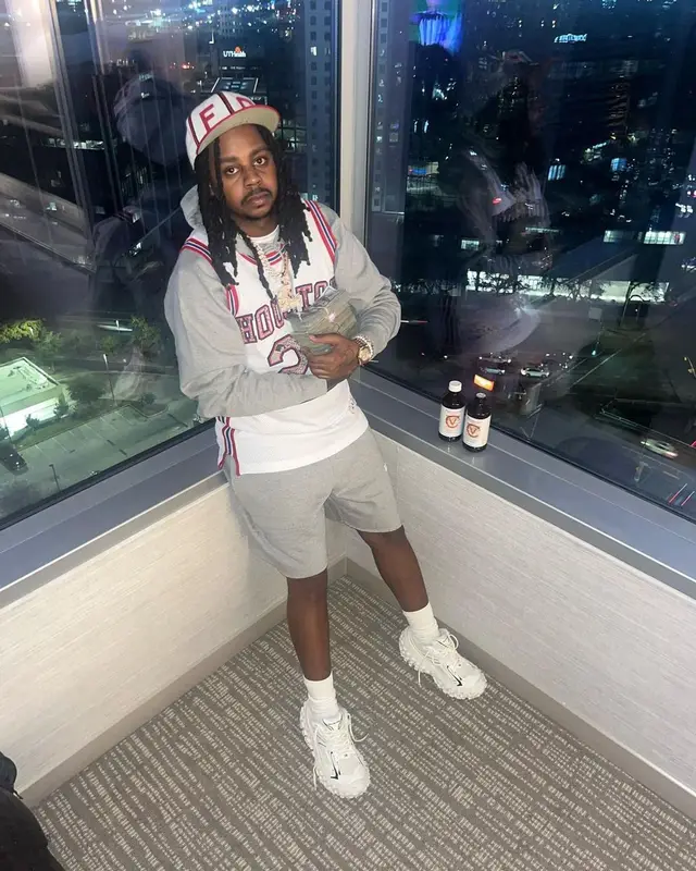 Babyface Ray outfit in A Ma Maniere, Fear of God, and New Era, 2023