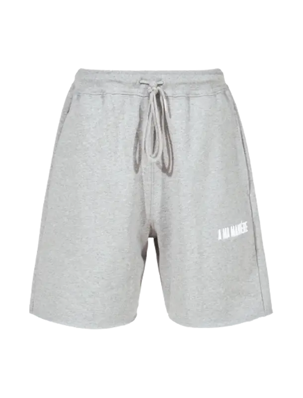 A Ma Maniere Grey Cotton Sweatshorts $200