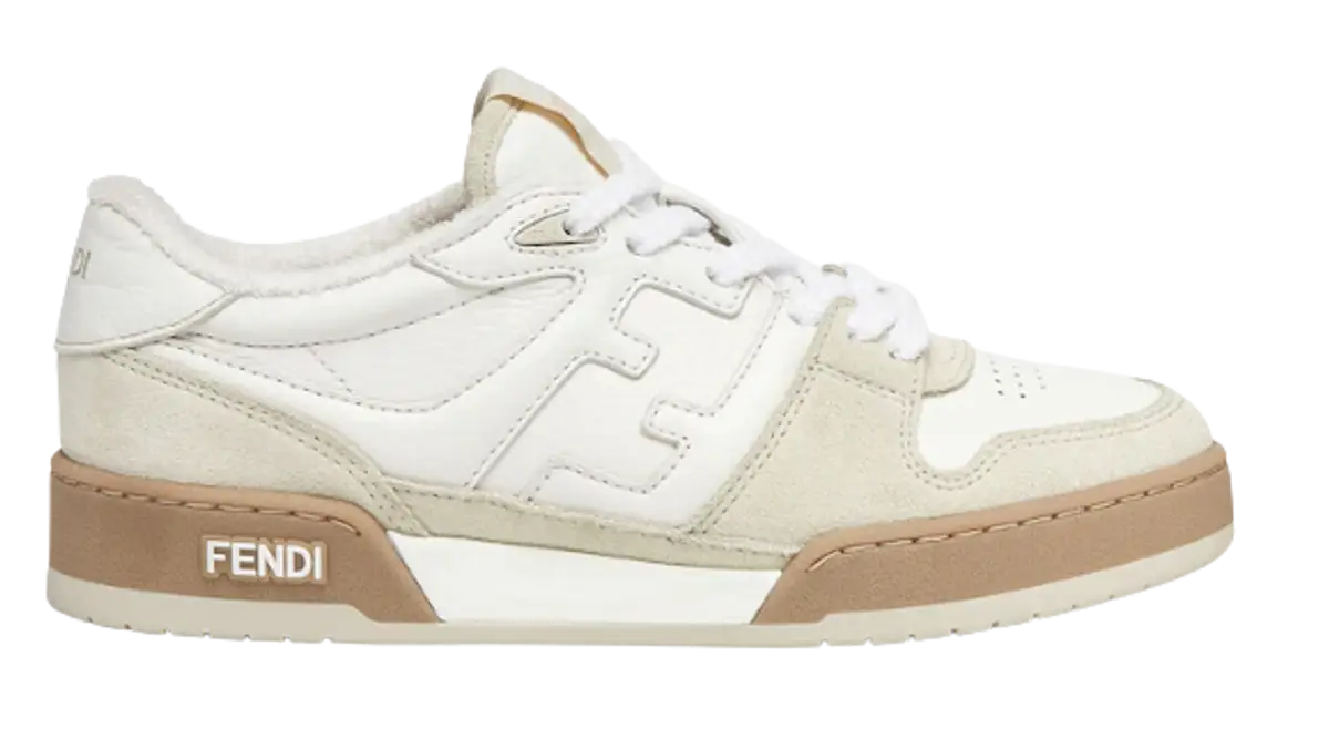 Fendi White Suede Low Tops $930