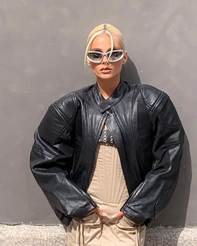 Valentina Zenere outfit in David Koma, Balenciaga, and Emeerree, 2022