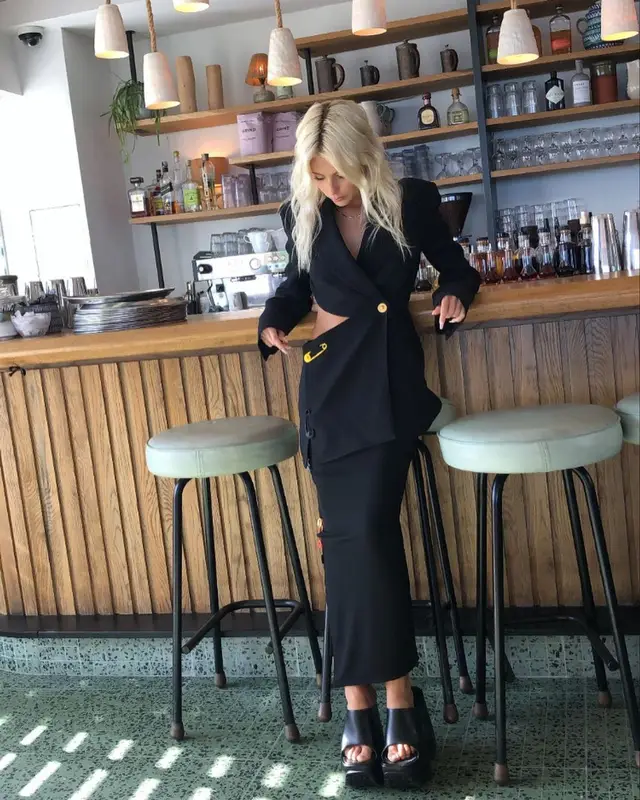 Valentina Zenere outfit in Versace, 2022