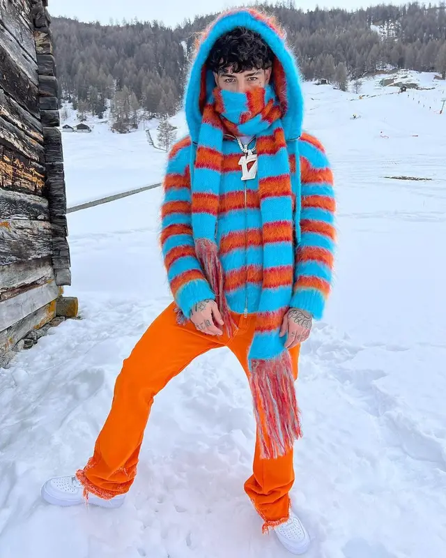 Tony Effe outfit in Gallery Dept., Nike, and Marni, 2023