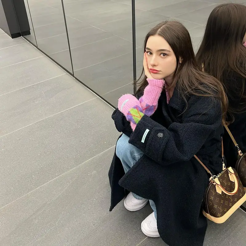 Dasha Taran outfit in Instantfunk and Louis Vuitton, 2022