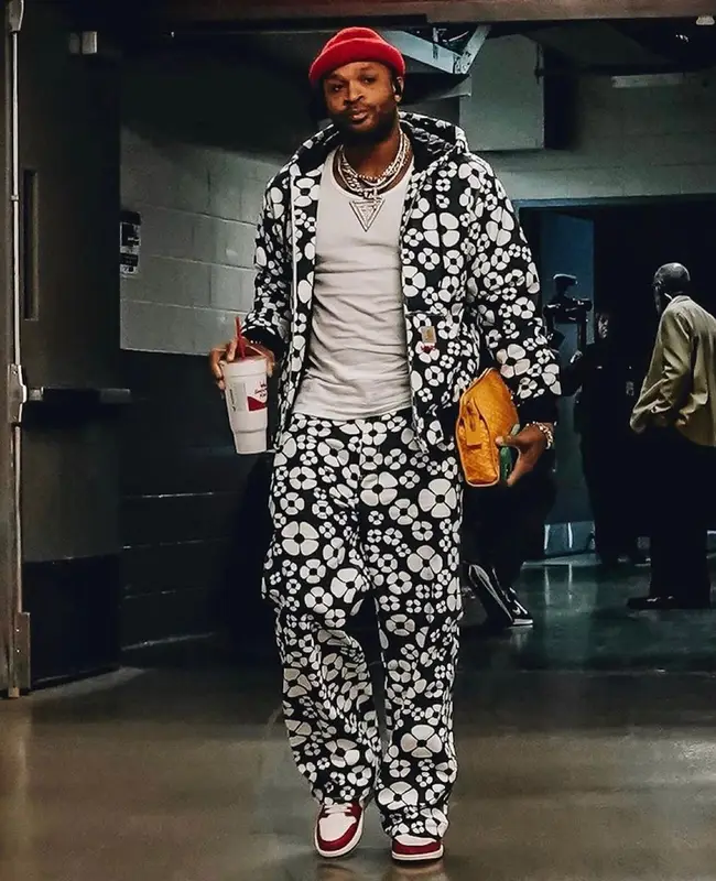 PJ Tucker outfit in Carhartt, Goyard, and Marni, 2022