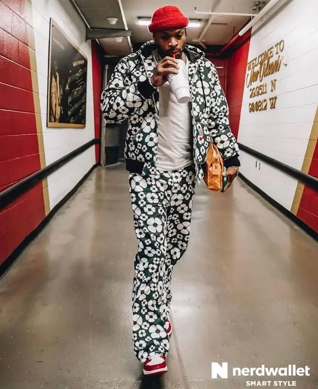 PJ Tucker outfit in Carhartt, Goyard, and Marni, 2022