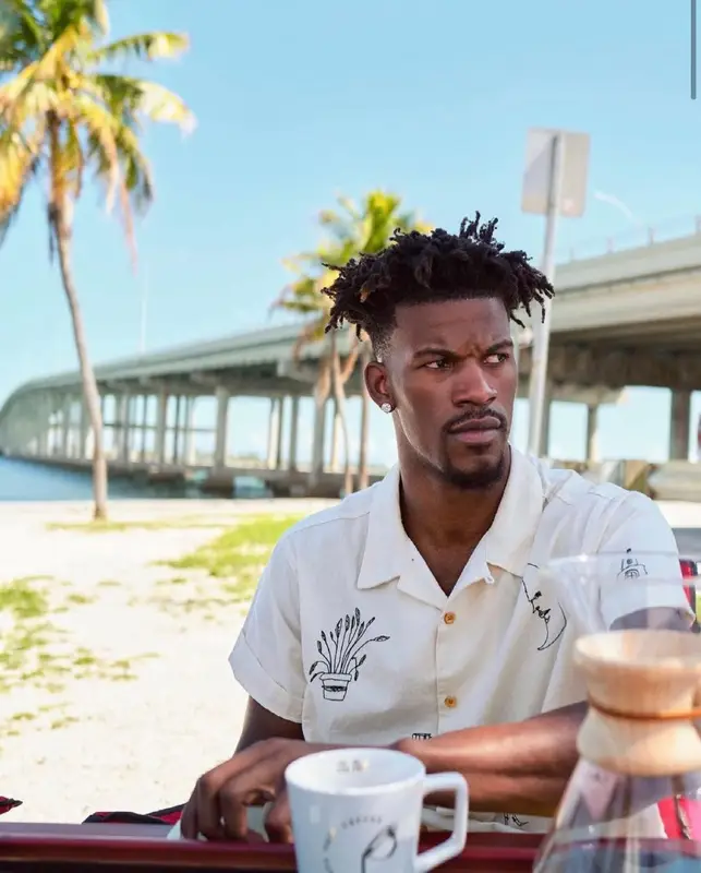 Jimmy Butler outfit in Samuel Zelig, 2021