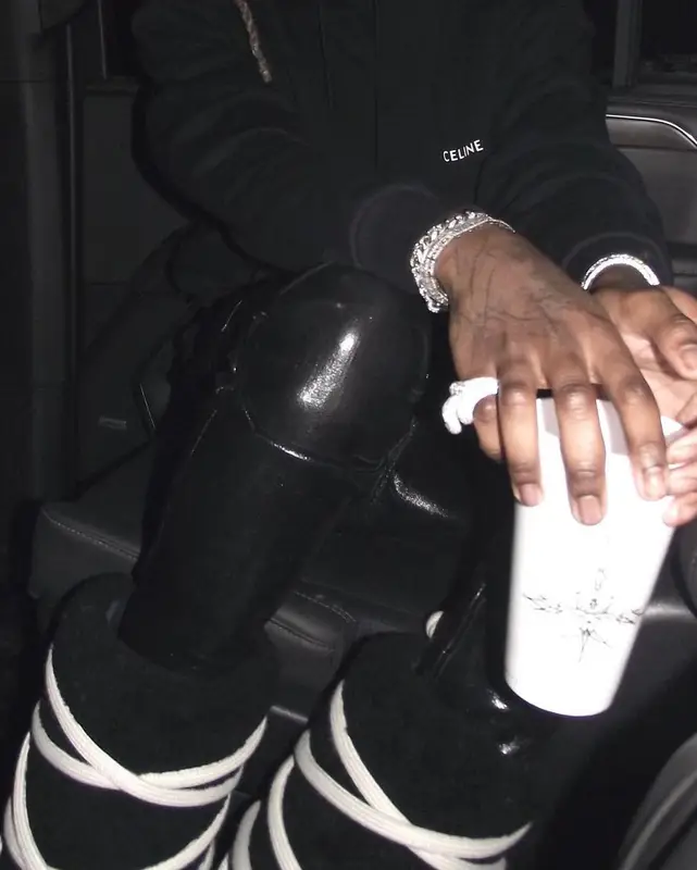 Destroy Lonely outfit in Celine, Rick Owens, and Balenciaga, 2023