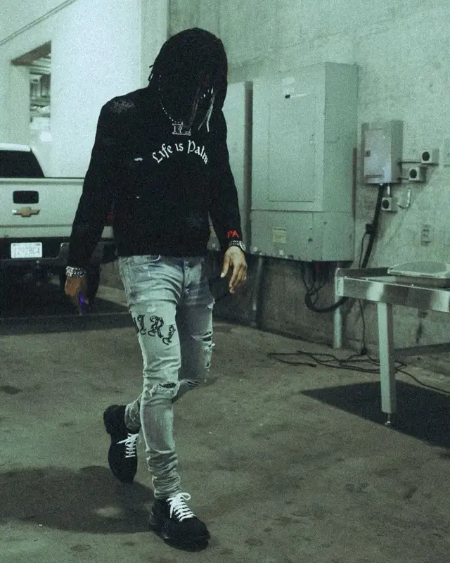Ja Morant outfit in Palm Angels, Amiri, and Alexander McQueen, 2023