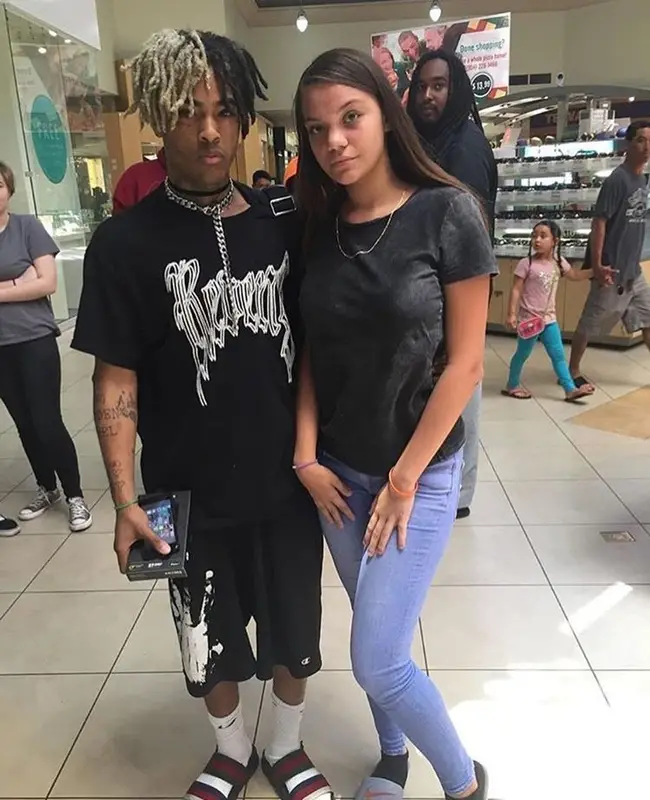 XXXTentacion outfit in REVENGE, XXXTentacion Merch, and Nike, 2017