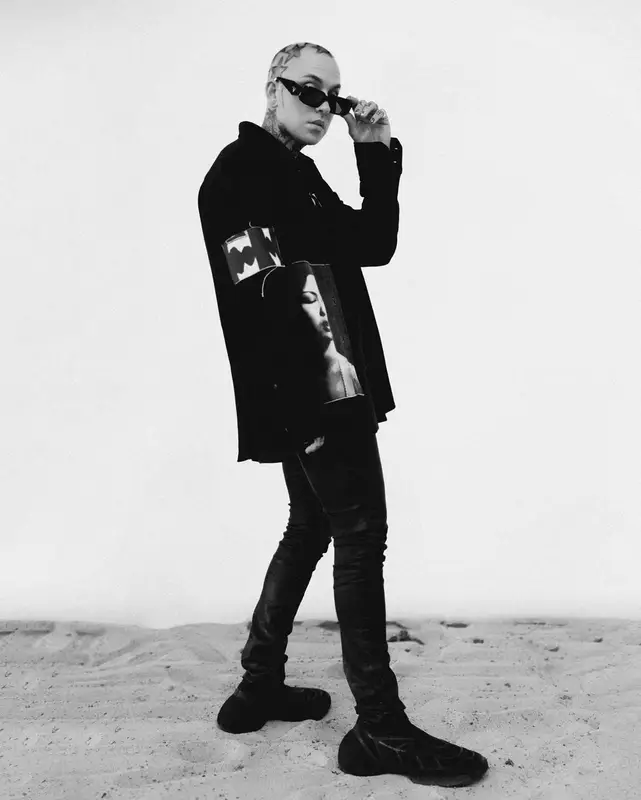Blackbear outfit in Enfants Riches Deprimes, Saint Laurent, and Prada, 2023