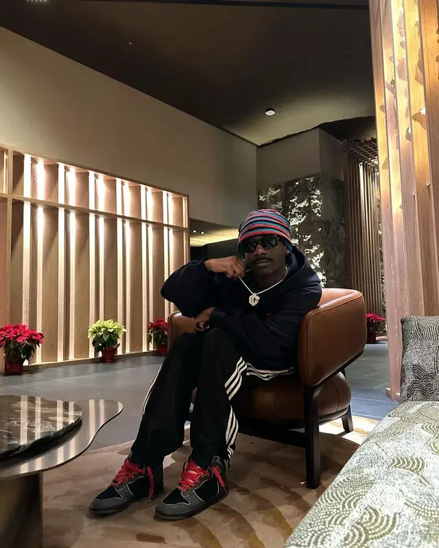 Bruce Ray outfit in Balenciaga, Adidas, and Nike, 2022