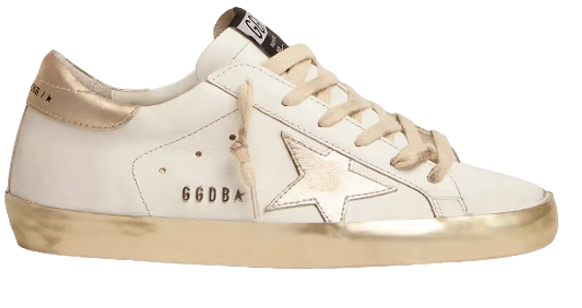 Golden Goose Super Star Sparkle Foxing Sneakers $595
