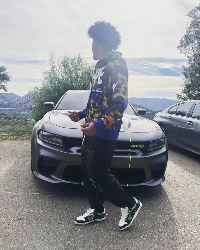 Mikey outfit in Bape, Puma, and Heron Preston, 2023