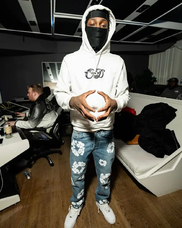 Kyle Richh outfit in Moncler, Dior, and Nike, 2022