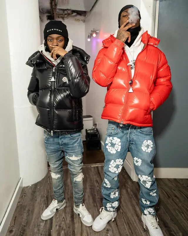 Kyle Richh outfit in Moncler, Dior, and Nike, 2022